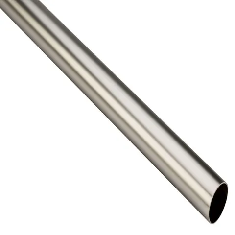 72 in long · 1.32 in deep Satin Nickel Steel Heavy Duty Closet Rod
