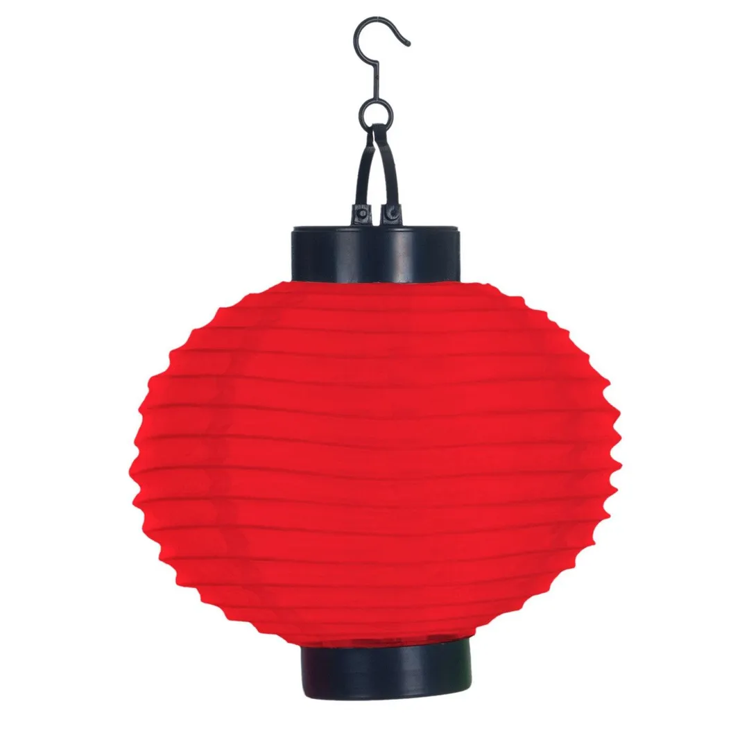 Pure Garden Outdoor Solar Chinese Lanterns, LED, Set of 4, photo 3 of 11
