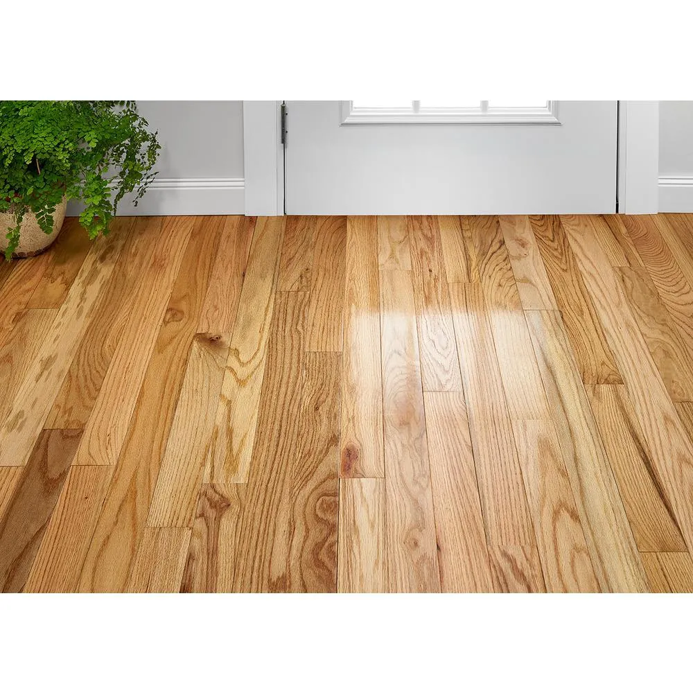 Bruce Plano Oak Country Natural 3/4 in. Thick x 3-1/4 in. Wide x Varying Length Solid Hardwood Flooring (22 sq. ft. / case), photo 2 of 9