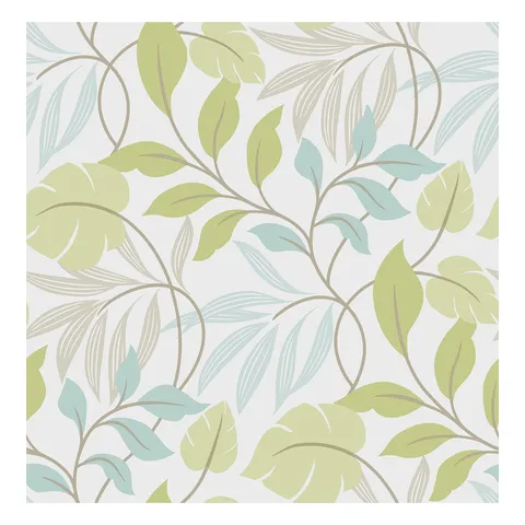 Blue and Green Meadow Peel & Stick Wallpaper