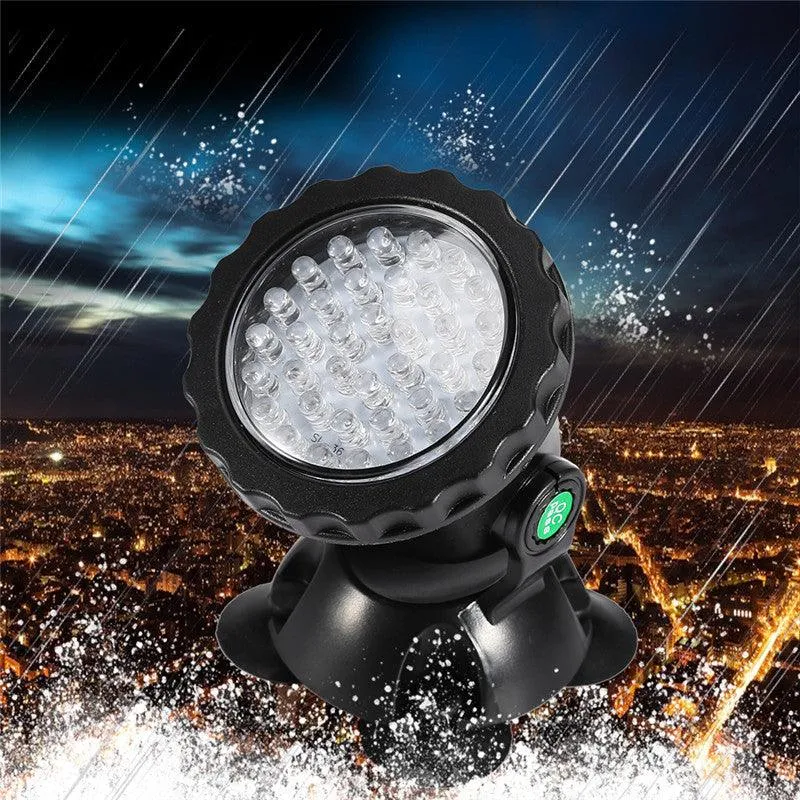 Walfront Outdoor LED Flood Light 36-LED Waterproof Security Lights Submersible Spotlight for Home Garden Patio Deck Driveway Area Lighting, photo 2 of 11
