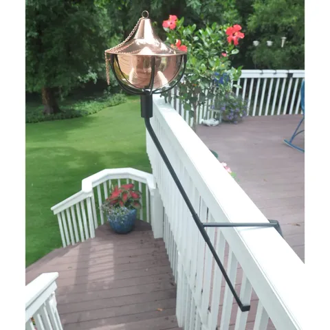 Starlight Garden & Patio Torche Maui Grande Torches and Deck Mount - Set of 2