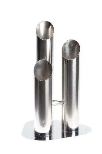 Small Pipes Outdoor Bio-ethanol fireplace-Stainless Steel