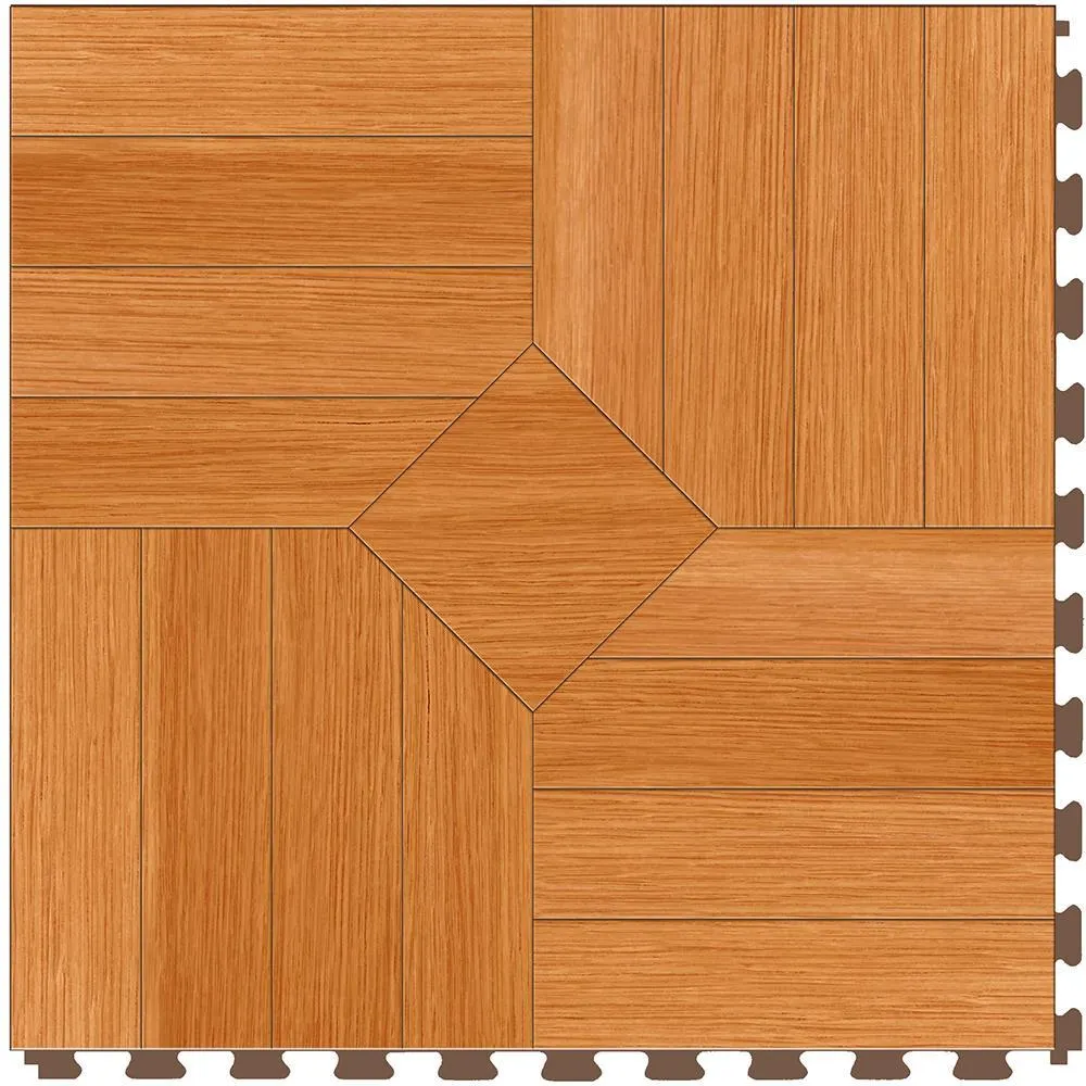 Perfection Floor Tile Bordeaux Wood Collection Bordeaux Driftwood/Satin 20-in x 20-in Water Resistant Interlocking Luxury Flooring (16.7-sq ft), photo 14 of 16