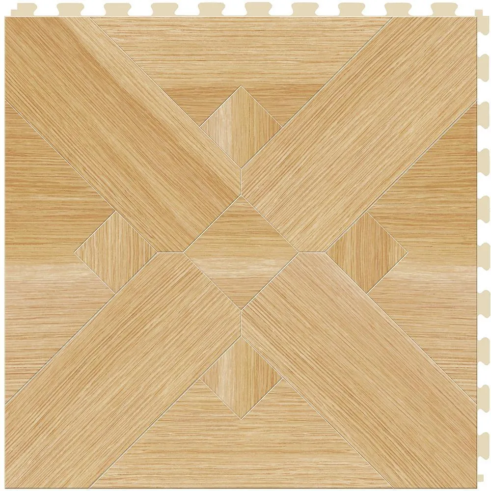 Perfection Floor Tile Bordeaux Wood Collection Bordeaux Driftwood/Satin 20-in x 20-in Water Resistant Interlocking Luxury Flooring (16.7-sq ft), photo 8 of 16