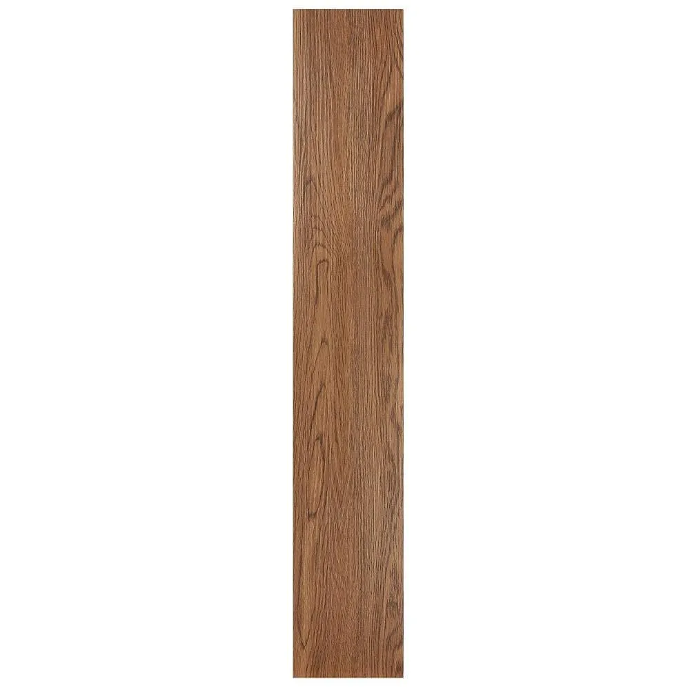 Achim Tivoli II Dark Walnut 6-in Wide x 2-mm Thick Water Resistant Peel and Stick Vinyl Plank Flooring (15-sq ft), photo 7 of 8