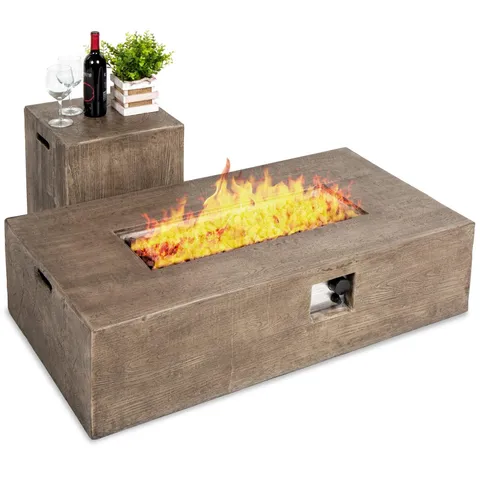 48 × 27 in 50,000 BTU Patio Propane Fire Pit Table