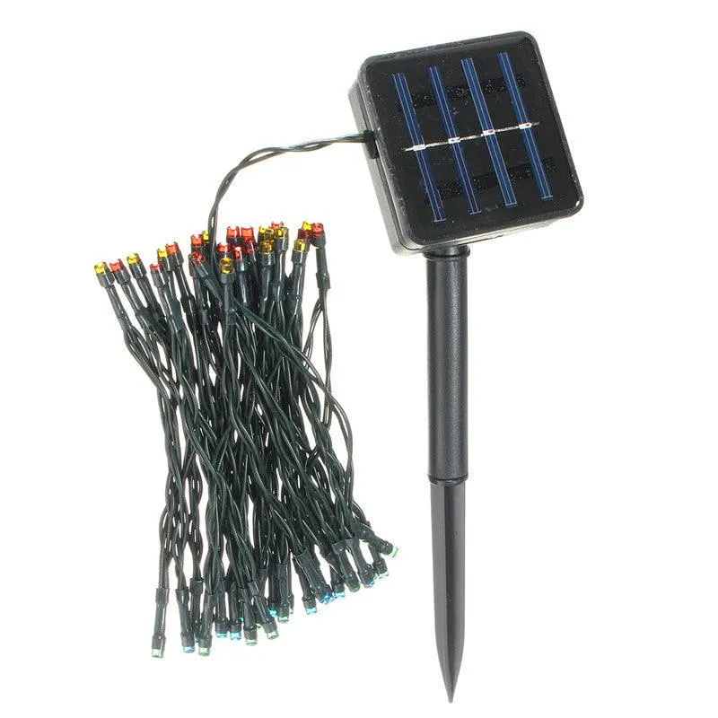 Kadell Waterproof 17FT 50 LED Solar String Fairy Lights Night Lamp For Party Xmas Outdoor Garden Wedding Lawn Patio Holiday Christmas Tree Decoration Bedroom Living Room, photo 2 of 8