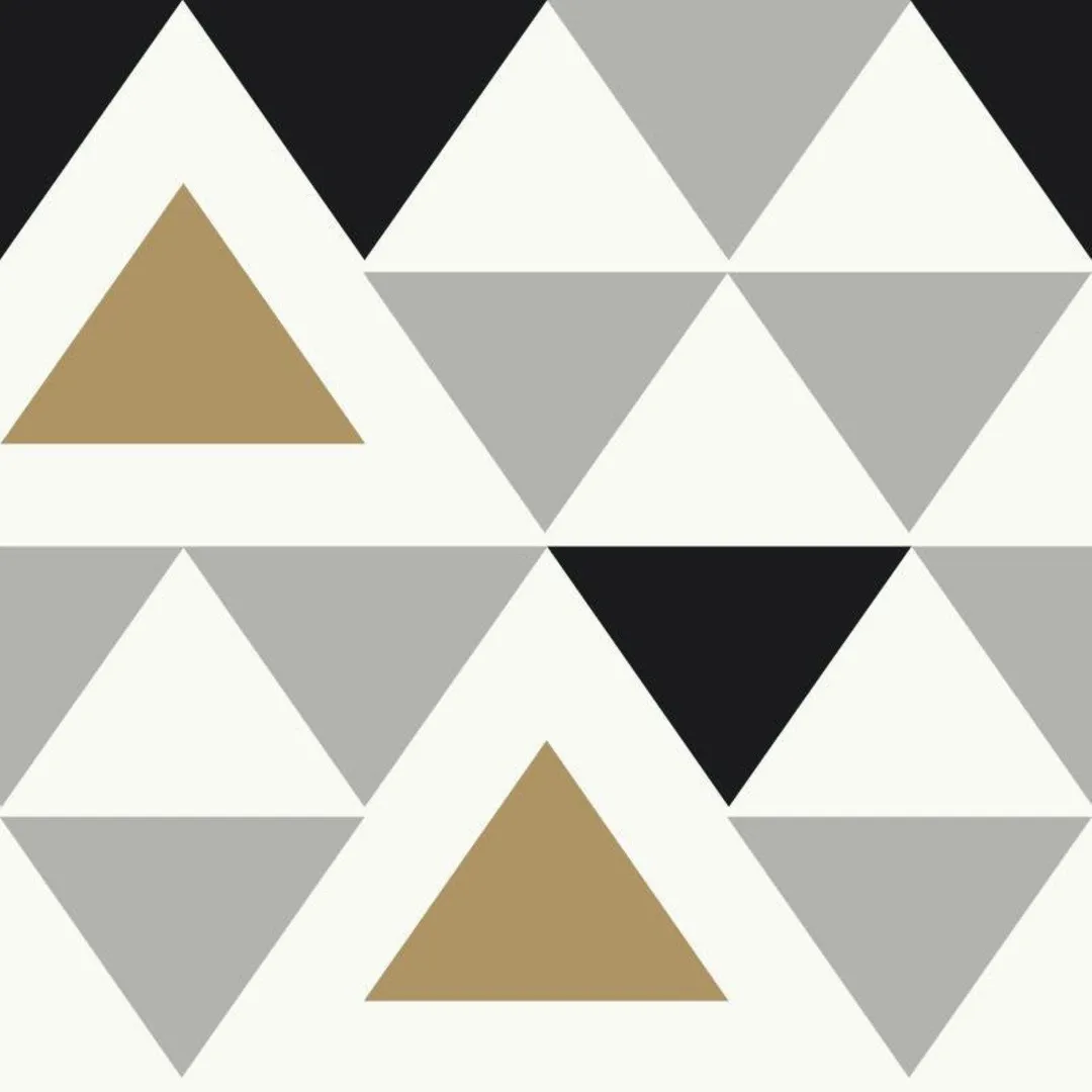 RoomMates Geometric Triangle Peel & Stick Wallpaper, photo 3 of 7