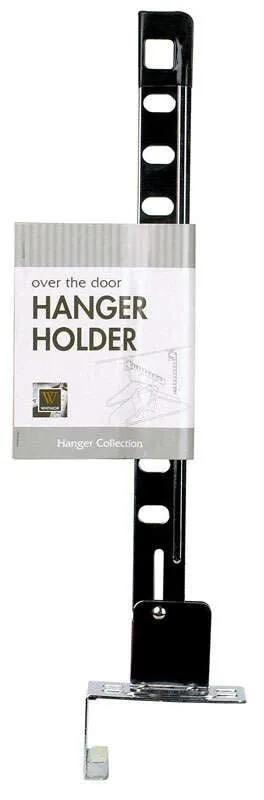 Whitmor 2-7/8 in. H X 3-1/2 in. W X 16-1/2 in. L Steel Over The Door Hanger Holder 1 pk, photo 2 of 3