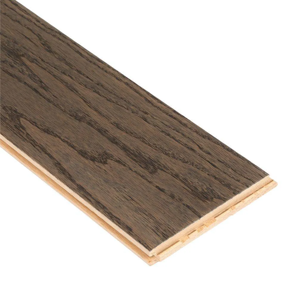 Bruce American Originals Coastal Gray Oak 3/4 in. T x 5 in. W x Varying L Solid Hardwood Flooring (23.5 sq. ft./case), photo 4 of 12