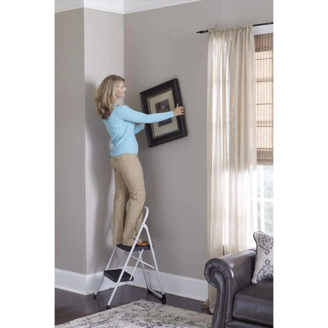 Cosco 34.646 in. H X 17.323 in. W X 22.84 in. D 200 lb. capacity 2 step Steel Large Step Stool, photo 3 of 6