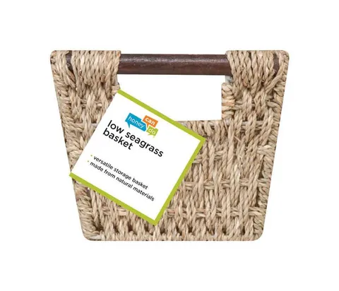 Honey-Can-Do 14 in long · 8 in wide · 6 in high Brown Storage Basket