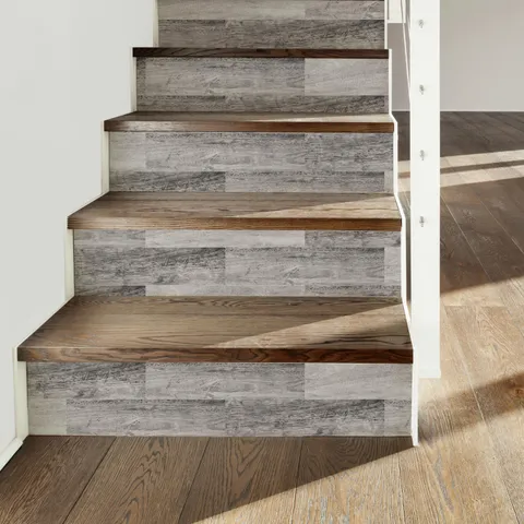 Gray Barn Wood Plank Peel And Stick Giant Wall Decals