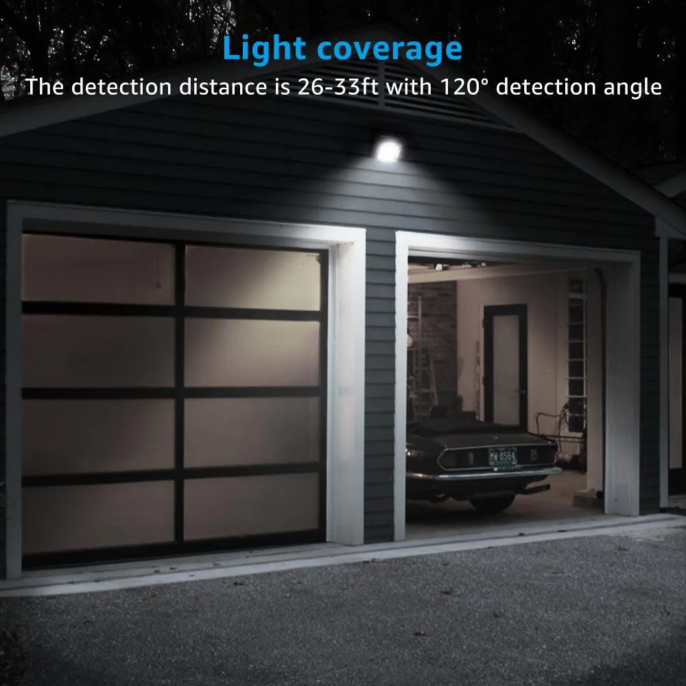 TORCHSTAR LED Solar Motion Sensor Lights, Wireless Outdoor Wall Lights, Outdoor Security Wall Mount Light for Garden, Patio, Black, Pack of 4, photo 4 of 8