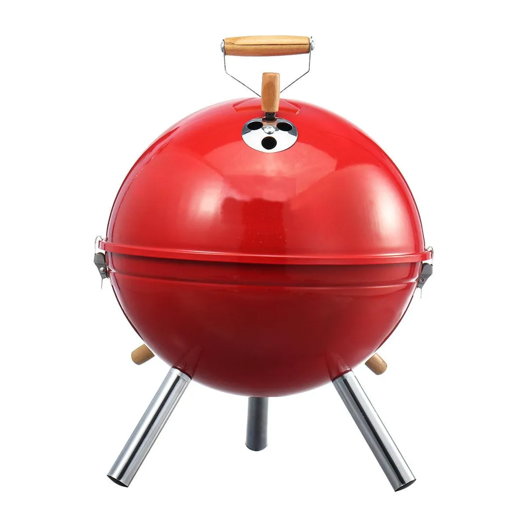 12X18inch Kettle Charcoal Grill Premium Charcoal Stove Portable Iron BBQ Barbecue Grills w/ Vent Patio Garden Indoor Outdoor Camping Cooking,Round, photo 2 of 11