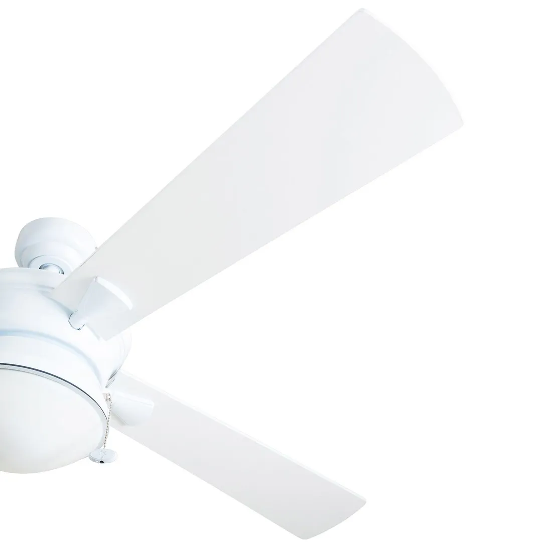 Prominence Home 52" Auletta Indoor/Outdoor White Ceiling Fan, photo 4 of 6