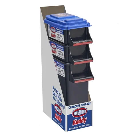 Kingsford Buddeez Kaddy 16-1/2 in high · 7-3/4 in wide · 14-1/2 in deep Stackable Storage Bin