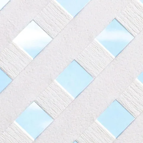 48 in wide · 8 ft long White Plastic Privacy Lattice Panel