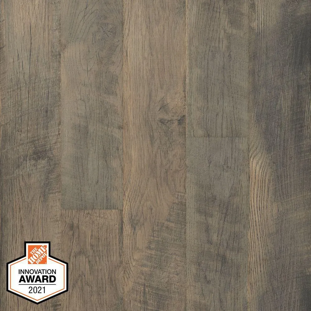 Defense+ 6.14 in. W Ashebrook Oak Antimicrobial Waterproof Laminate Wood Flooring (451.36 sq. ft./pallet), photo 6 of 6