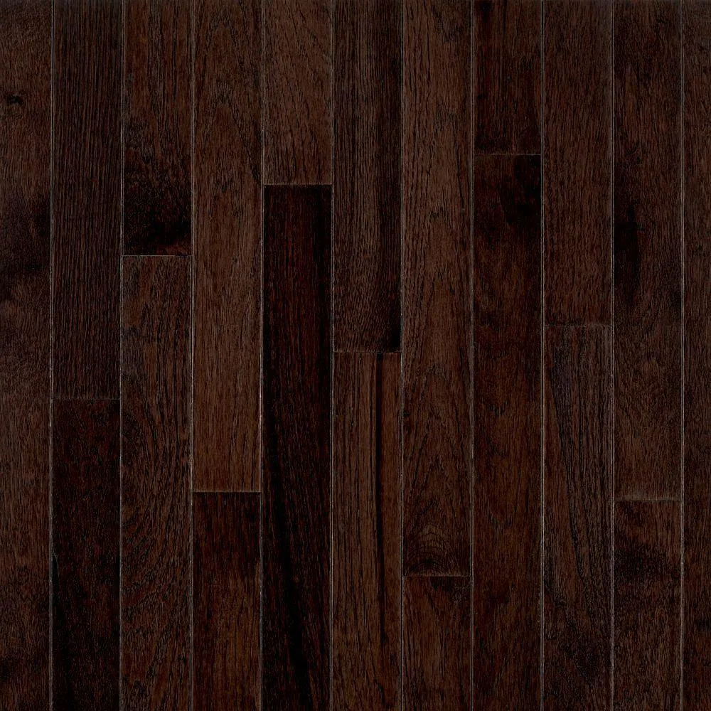 Bruce Hickory Country Natural 3/4 in. Thick x 2-1/4 in. Wide x Varying Length Solid Hardwood Flooring (20 sq. ft. / case), photo 12 of 13