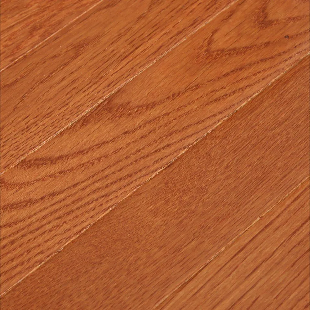Bruce American Originals Copper Dark Red Oak 3/4 in. T x 2-1/4 in. W x Varying L Solid Hardwood Flooring (20 sq. ft. /case), photo 2 of 8