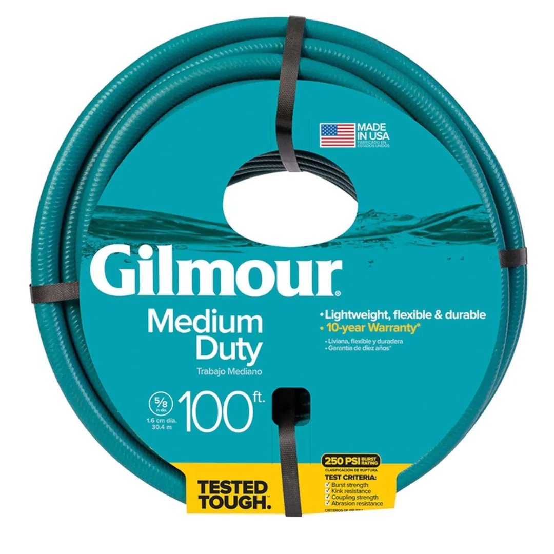 Gilmour 5/8 in. D X 100 ft. L Medium Duty Garden Hose Blue, photo 3 of 5