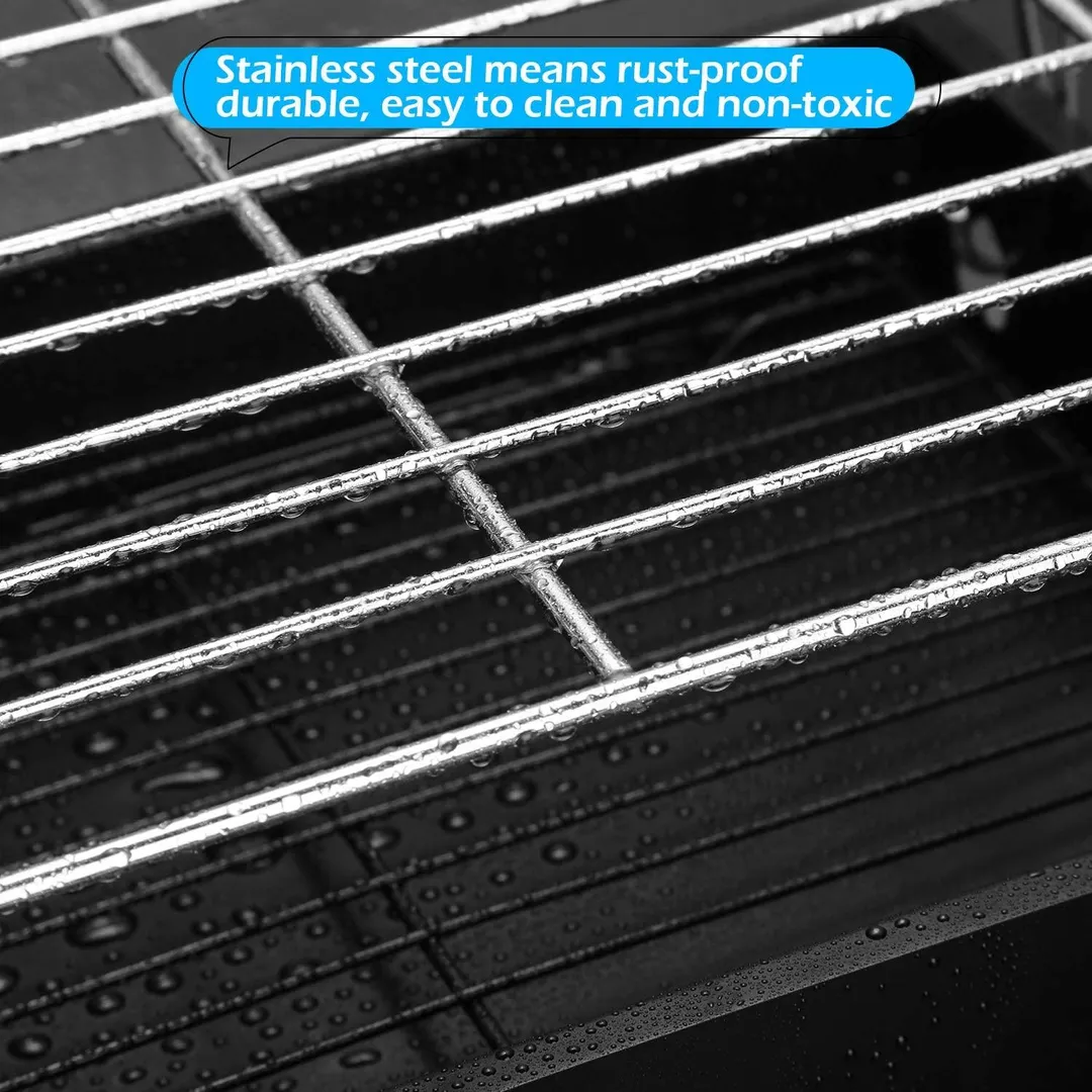 Charcoal Grill Camp Grill Mini Grill Folding Campfire Grill Portable Grill Lightweight Steel Mesh Barbecue Grill Camping Grill for Outdoor Camping Cooking Hiking Backpacking Party, photo 5 of 9