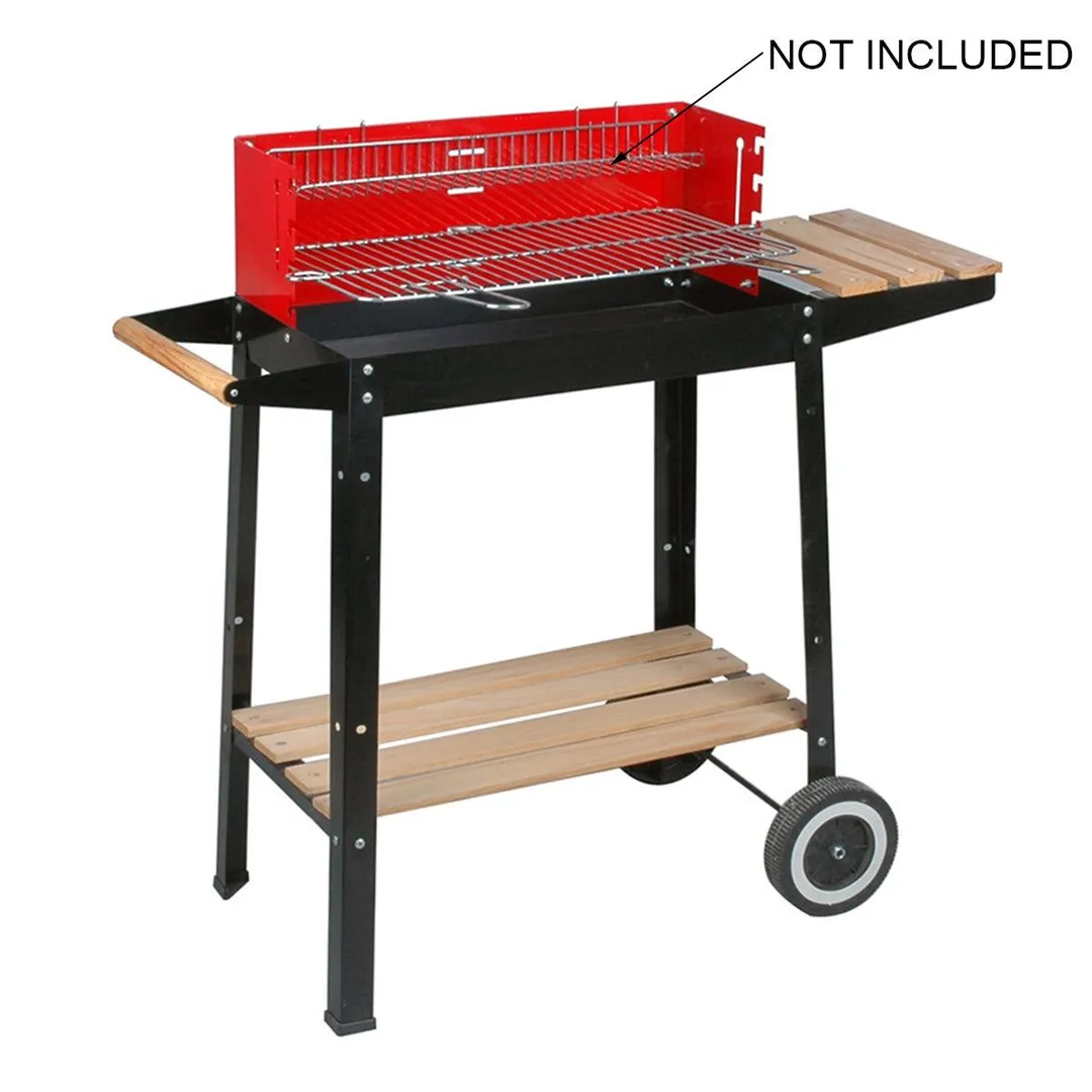 Portable BBQ Grill Charcoal Barbecue Pit Outdoor Camping Backyard Picnic Meat Cooker Smoker, photo 3 of 5