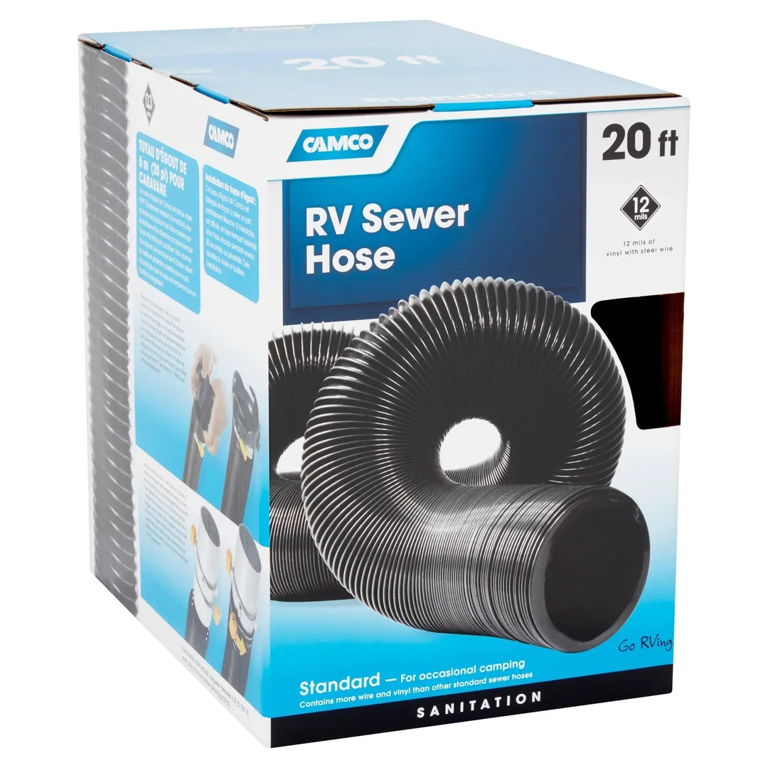 Camco 39615 Black 20 ft. RV Sewer Hose - Perfect for the Occasional RVer, photo 2 of 5