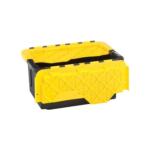 Homz Durabilt 12-1/4 in high · 26 in wide · 12.25 in deep Stackable Storage Tote