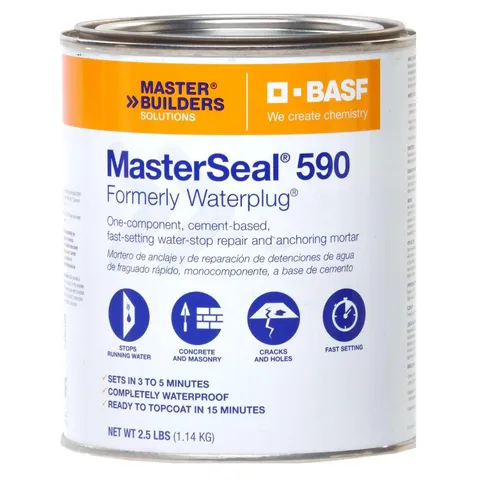Master Builders MasterSeal 590 Hydraulic Cement 2.5 lb