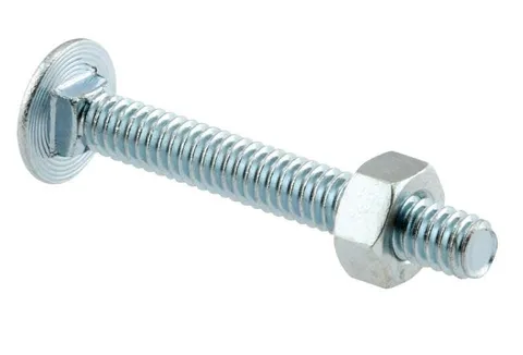 Prime-Line 1-7/8 in long · 1/4 in deep Steel Carriage Bolts w/Nuts