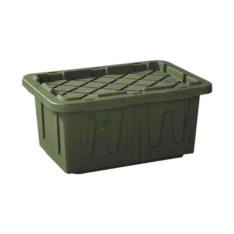 Homz Durabilt 12-1/4 in high · 26 in wide · 12.25 in deep Stackable Storage Tote