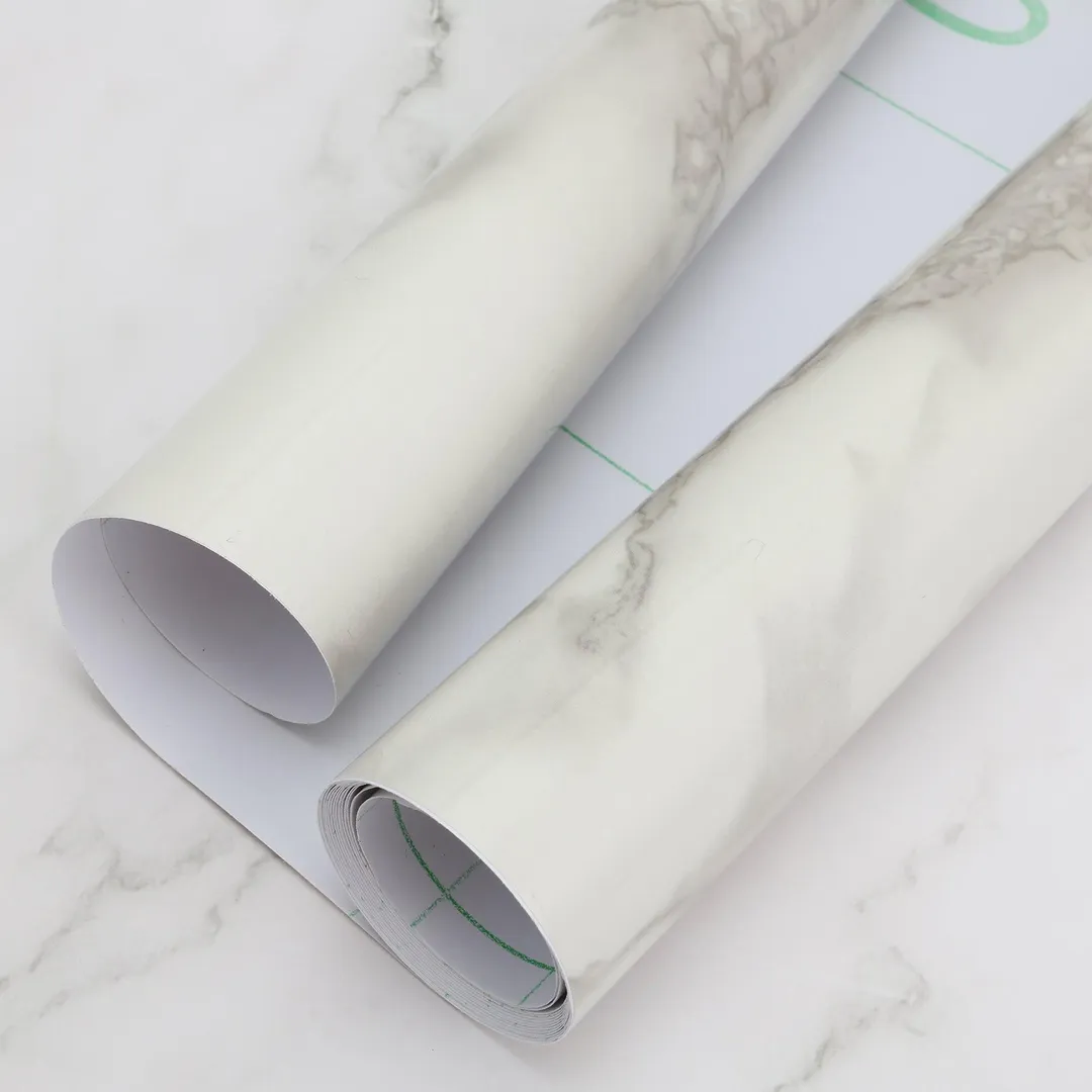 DODOING Marble Contact Paper Countertops-Self Adhesive Shelf Drawer Liner-Gray Decorative Contact Wallpaper-Waterproof, Peel and Stick, Easily Removable, Upgrade Wallpaper, photo 2 of 8