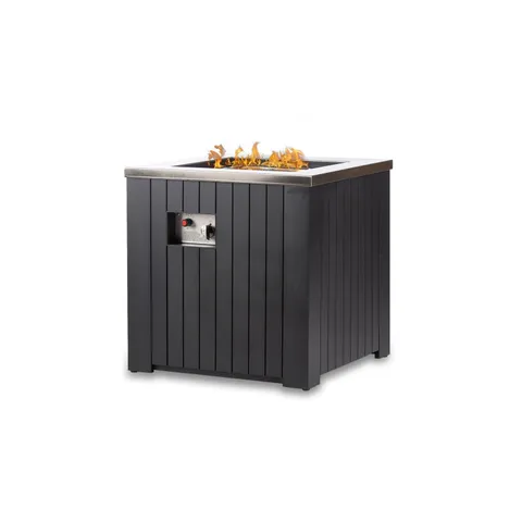 24" Square Chat Fire Pit Table