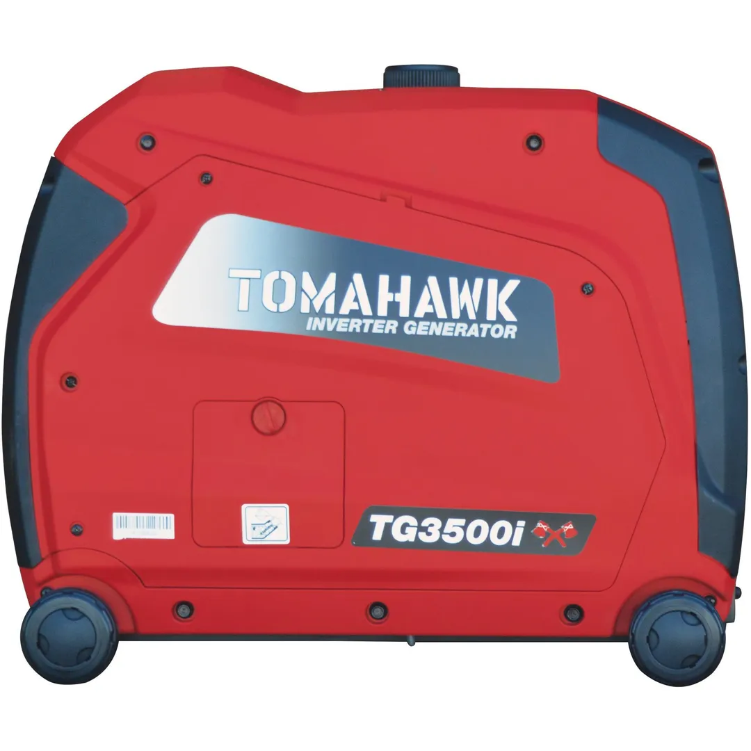 TOMAHAWK 3500 Watt Inverter Generator Super Quiet Portable Power for Residential Home Use 120V 220V and USB Outlet Panel with Wheels, photo 5 of 7