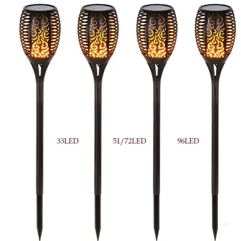 96LED solar light outdoor garden lawn light garden landscape torch light 33LED