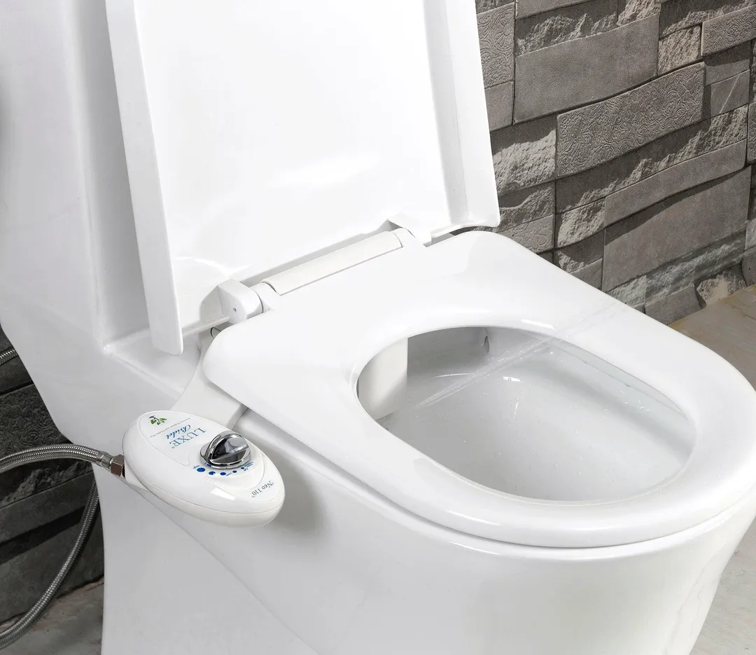 Luxe Bidet Neo 120 Luxury Fresh Water Self-Cleaning Non-Electric Bidet Attachment, White, photo 5 of 10