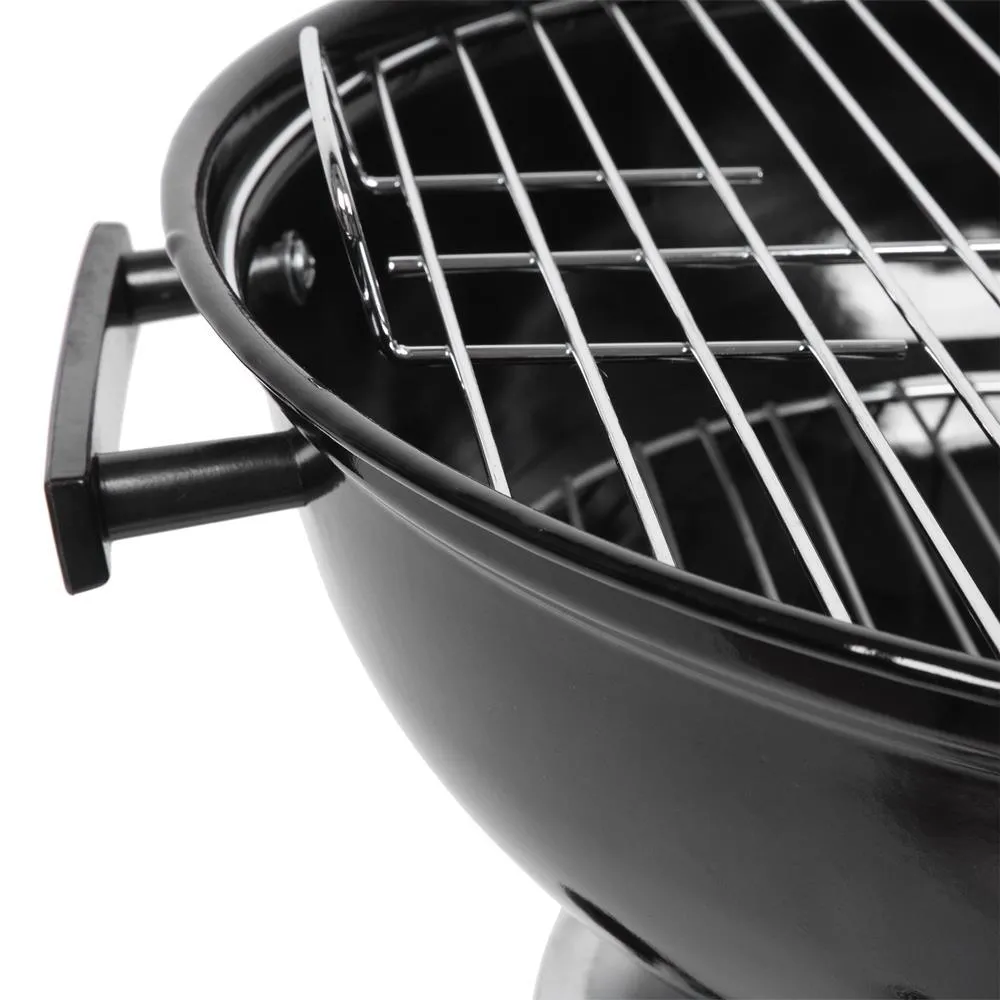 Ktaxon Portable Steel Charcoal Grill BBQ Grill Spherical Design Black, photo 6 of 9