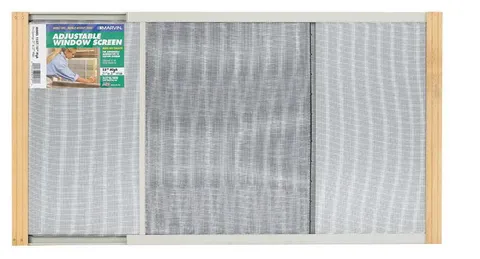 21 37 in. W in. Steel Adjustable Window Screen