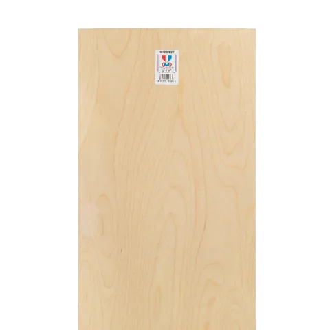 12 in wide · 24 in long · 1/8 in thick Plywood Sheet