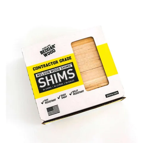 1.5 in wide · 8 in long Wood Shim 84 pk
