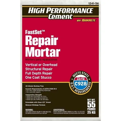 FastSet Gray Mortar Sealant 55 lb
