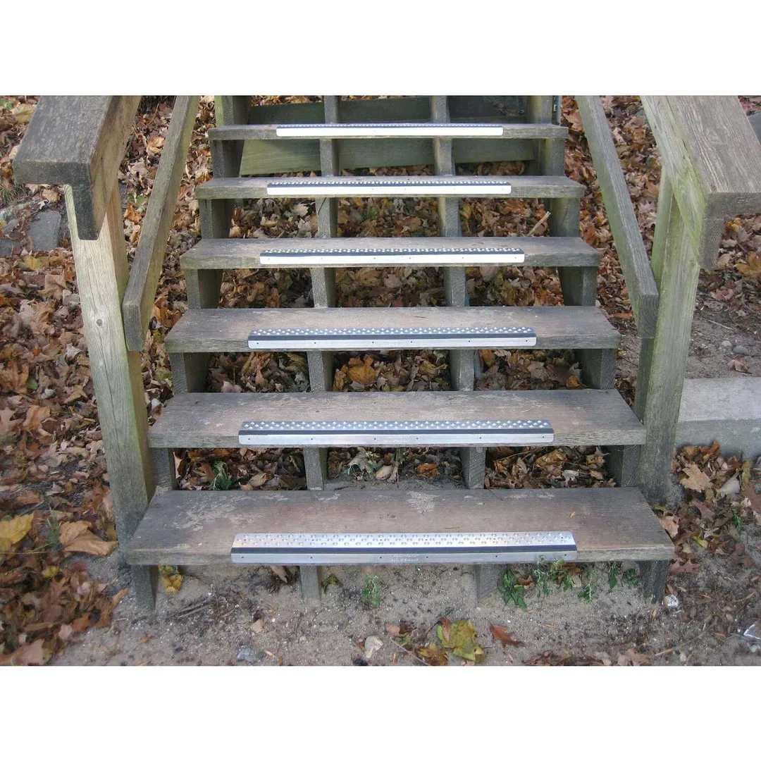 Handi-Treads 2.75 in. W X 30 in. L Powder Coated Gray Aluminum Stair Tread, photo 2 of 3