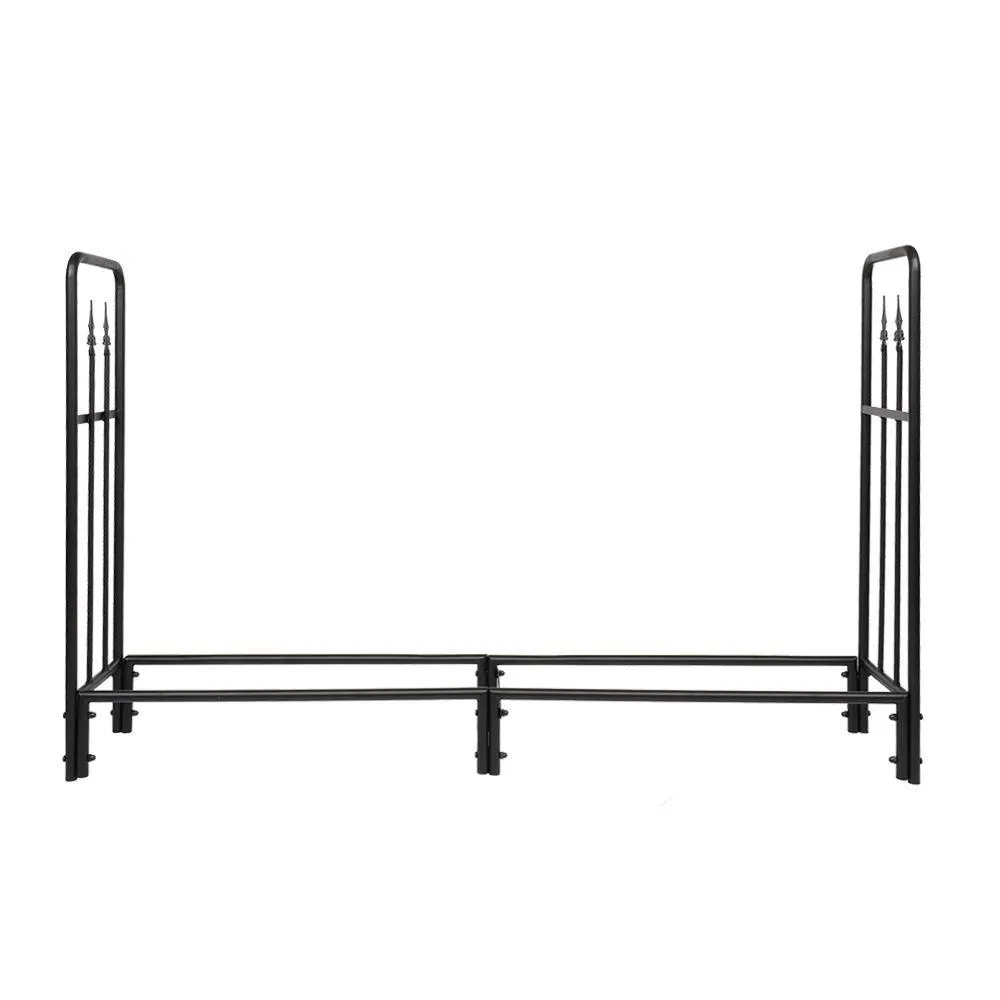 Ktaxon 72.44 x 44.88 x 14.96" Heavy Duty Outdoor Firewood Racks Steel Wood Storage Log Rack Holder, photo 2 of 7