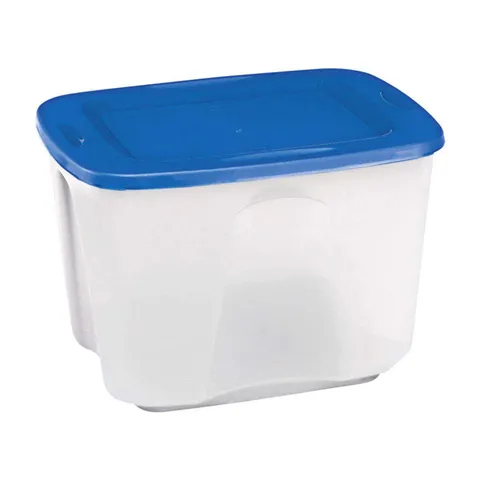 Homz 15.5 in high · 23.5 in wide · 17.5 in deep Stackable Storage Tote