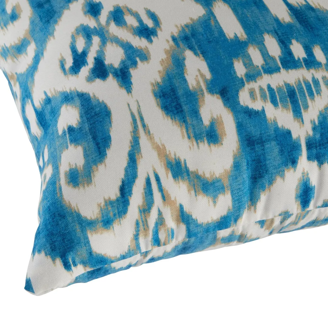 Coastal Ikat 19 x 12 in. Outdoor Rectangle Accent Pillow, Set of 2, photo 3 of 4