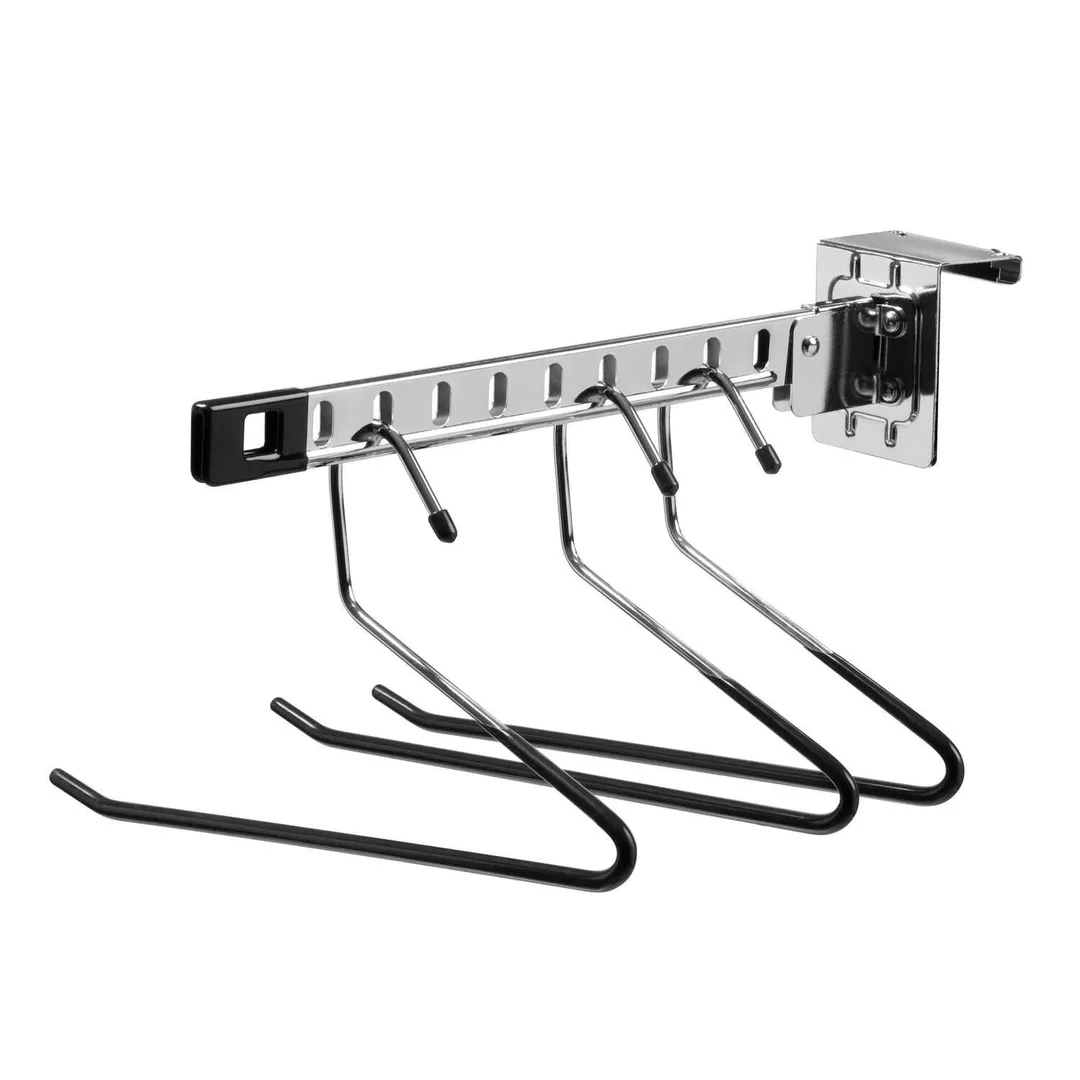 Honey-Can-Do 3-1/2 in. H X 2-7/8 in. W X 17 in. L Steel Over The Door Hanger Holder 1 pk, photo 2 of 2