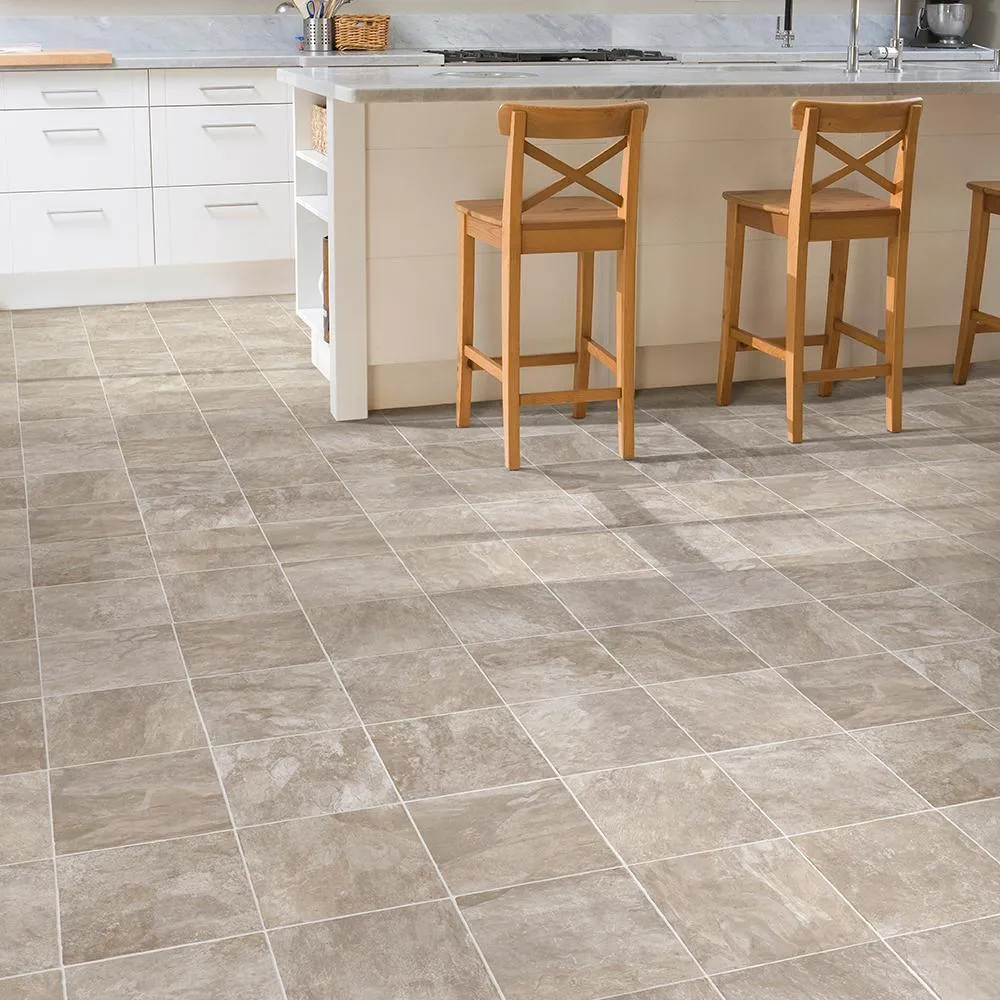 IVC Winston Tan Residential Vinyl Sheet, Sold by 13.2 ft. Wide x Custom Length, photo 2 of 4